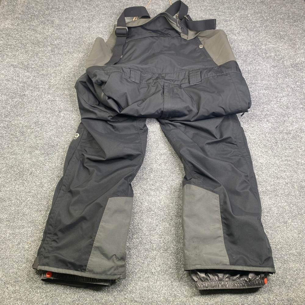 Mountain Hardwear Boundary Ridge Insulated Ski Bib Pants Mens XL/R Black OM0928